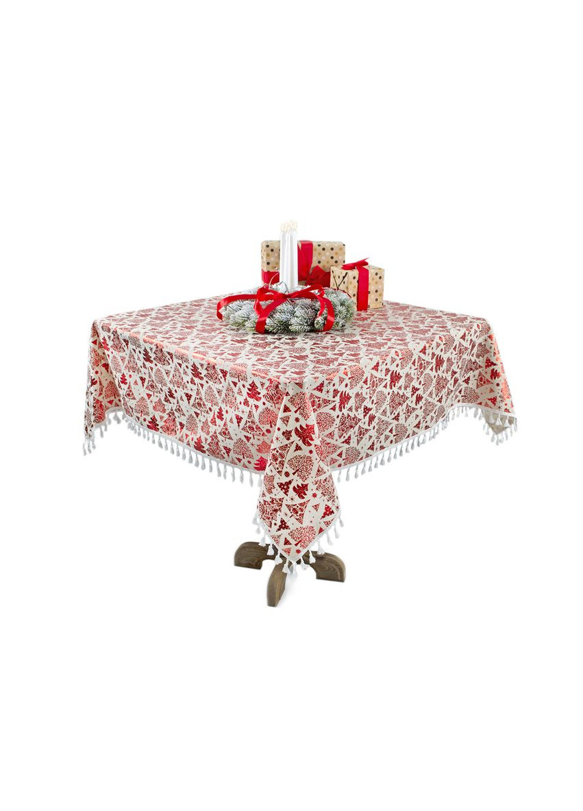 Скатертина New Year червона 140*180 Iris Home (288536894)