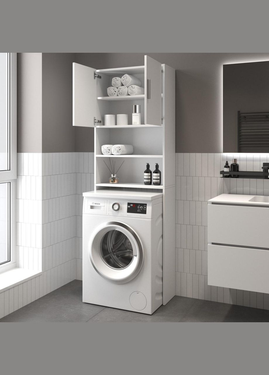 Тумба под стиральную машину, шкаф в ванную M-107 VAYS (372655834)