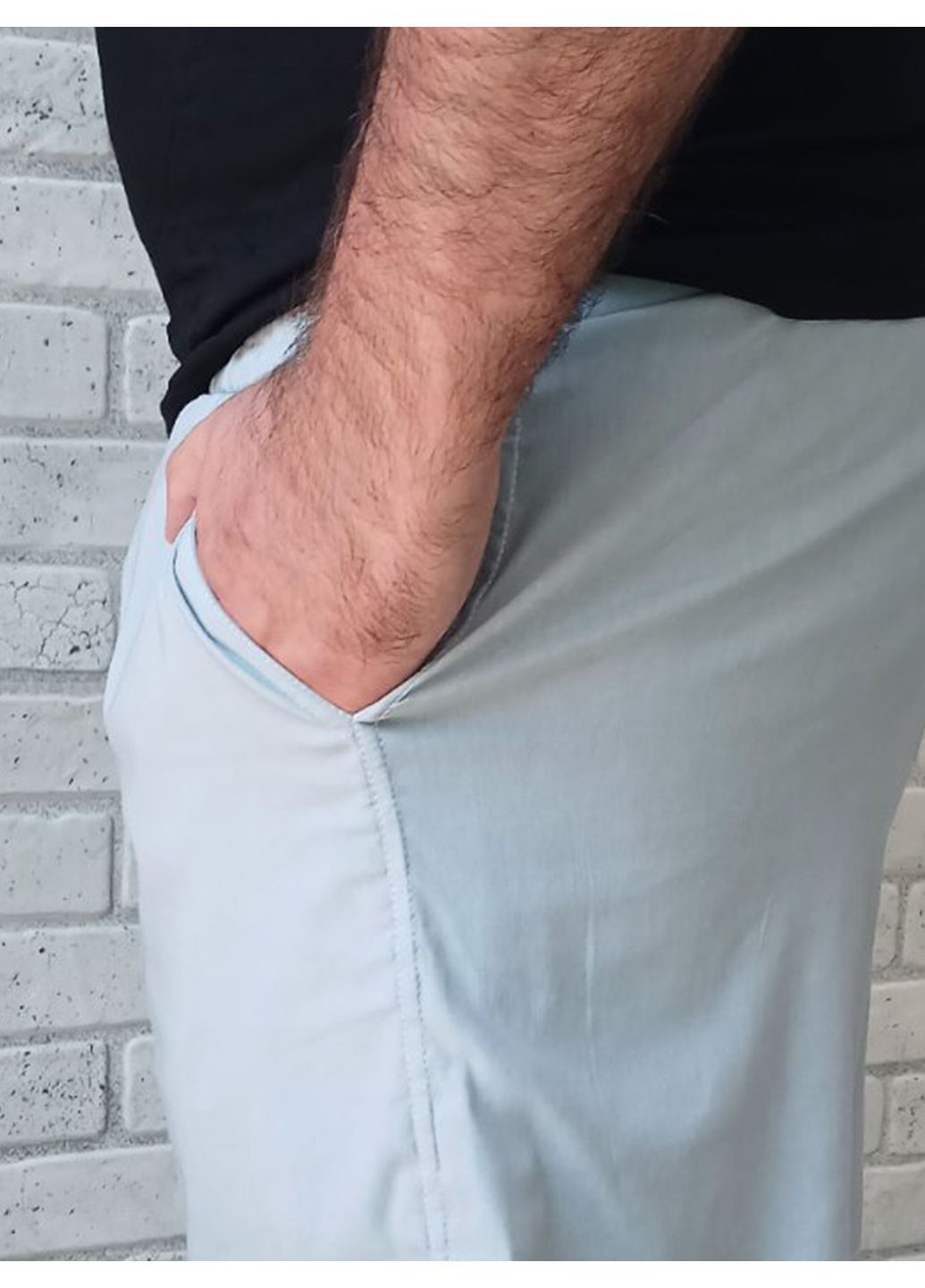 Летние мужские серые шорты с карманами короткие бенгалин без подкладки No Brand (351855109)