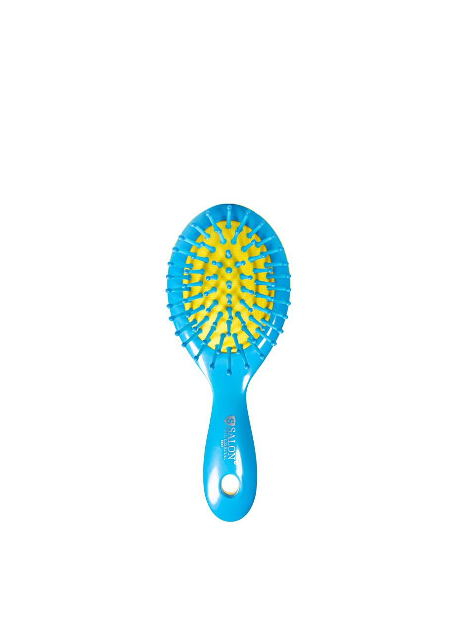 Щетка для волос массажная, Голубая Salon Professional (302728617)