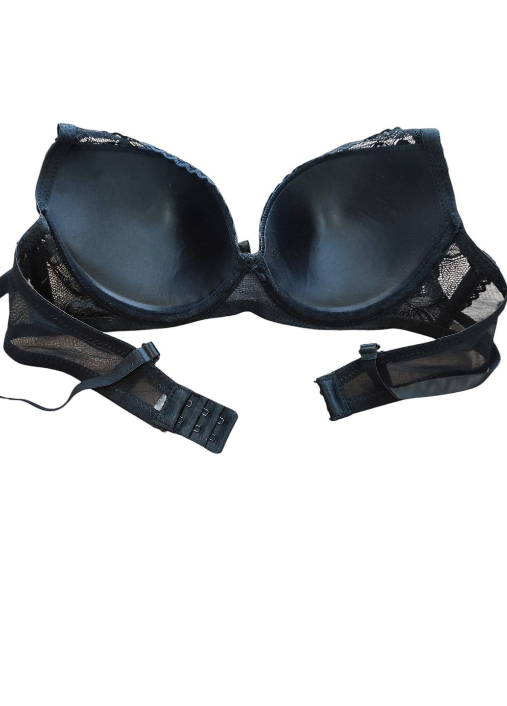 Чорний корбей бюстгальтер Teyi з кісточками