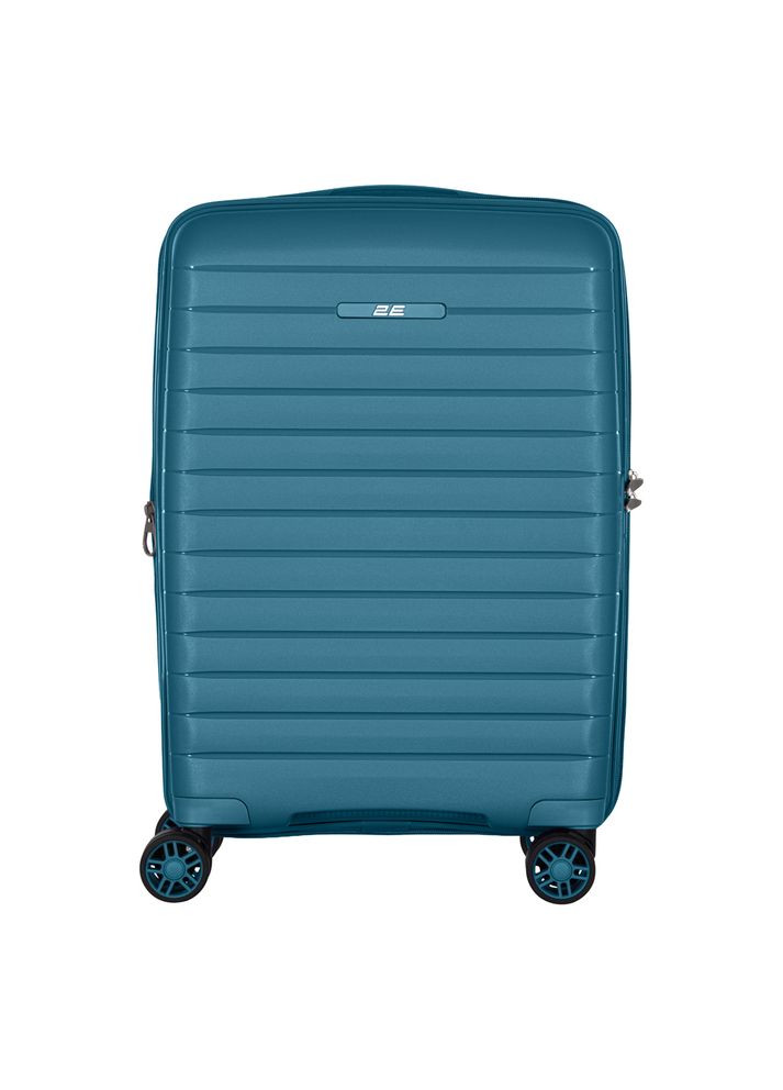 Валіза, Aero, поліпропілен, мала, 35/44 л, TSA, 4 колеса, EXP, синій 2E (370618060)