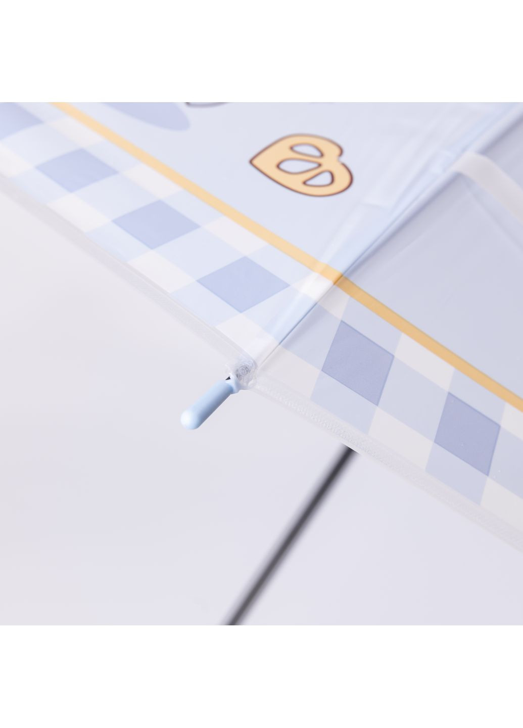 Комбинированный детский зонт-трость полуавтомат складной 94 см, голубой Yiwu (361930961)