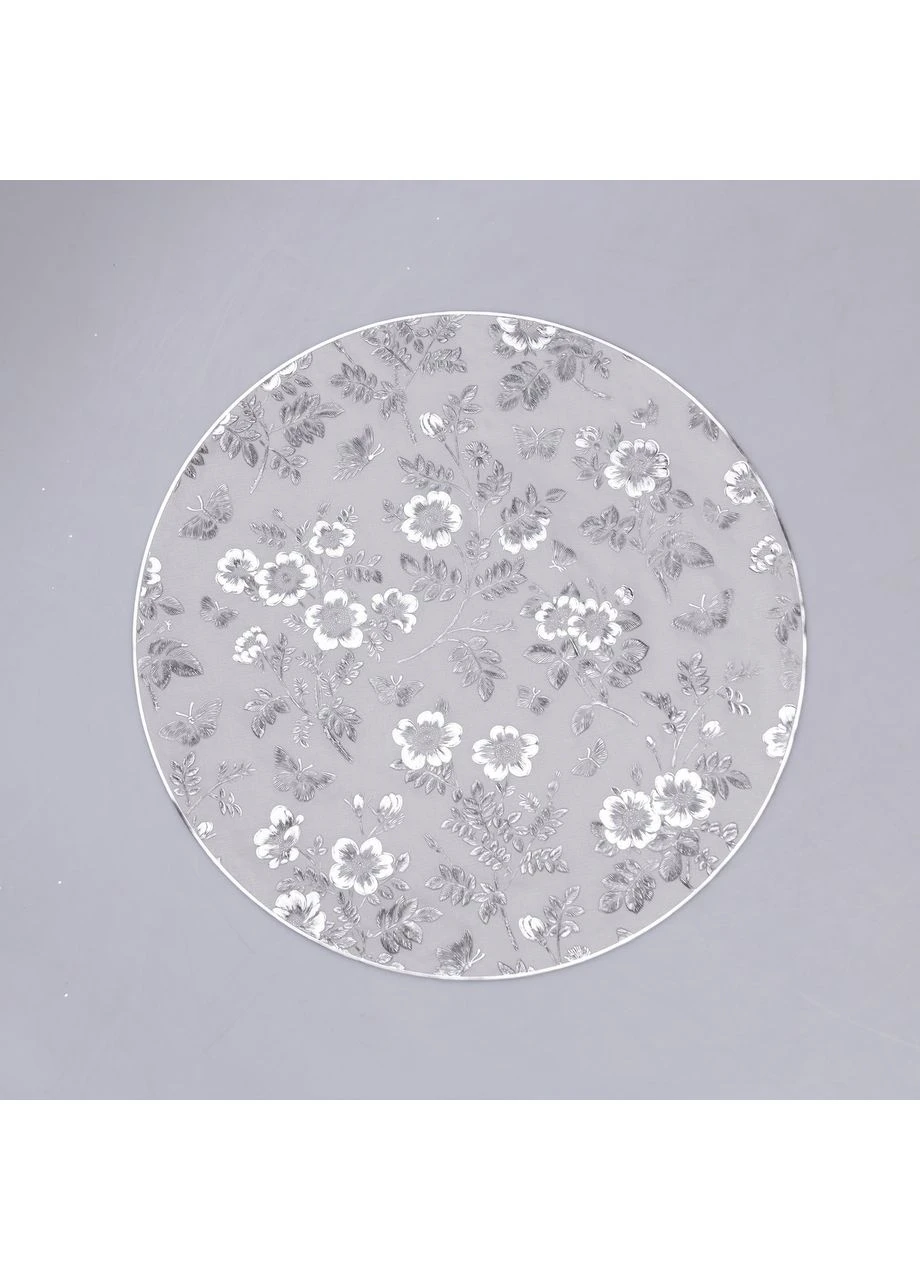 Подставка под горячее Flowers 38 см, серебро HP-36327-12G Yiwu (391464176)