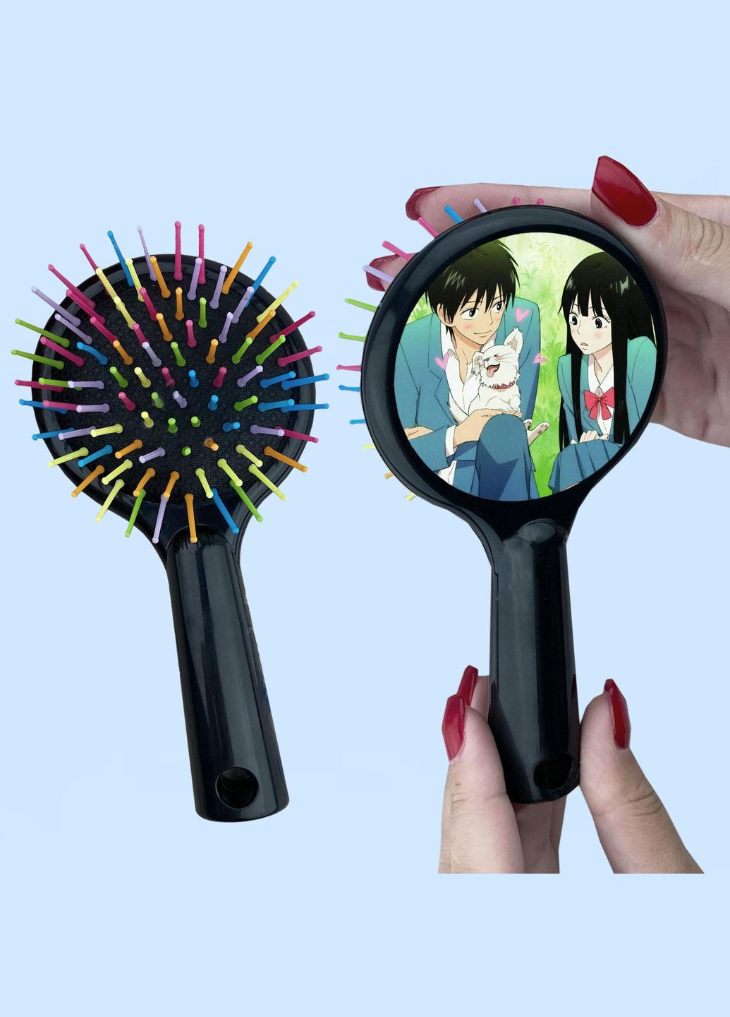 Расческа для волос Аниме Дотянуться до тебя #0005 черный No Brand (315044955)