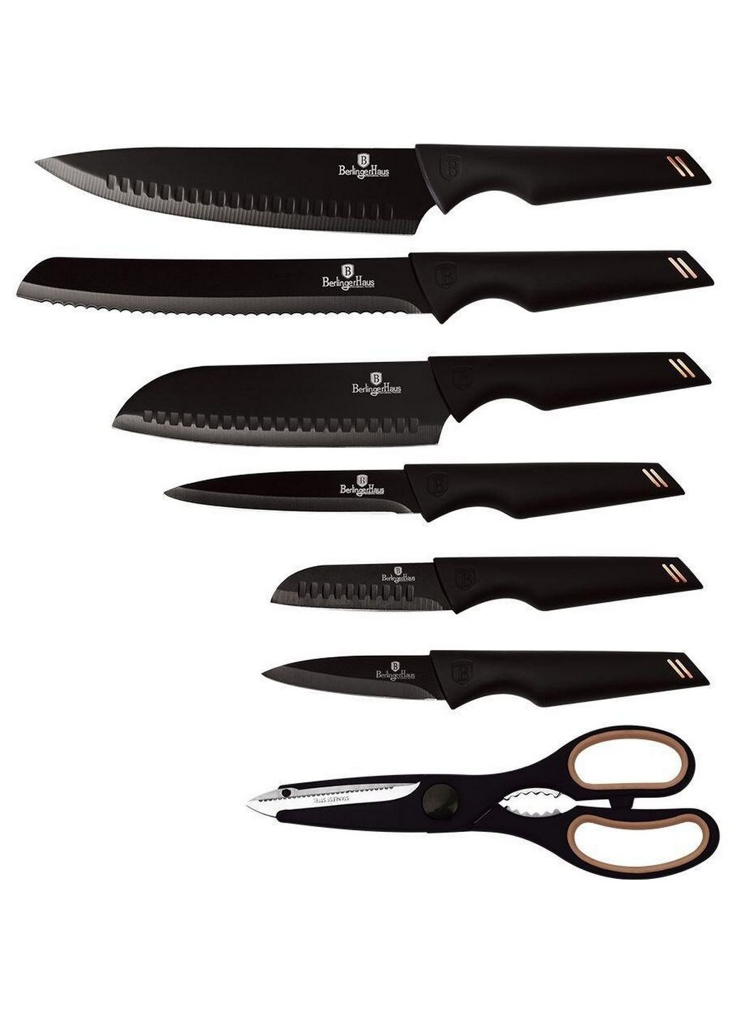 Набор ножей из 7 предметов Berlinger Haus комбинированные,