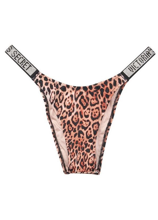 Комбінований нижня частина купальника жіноча swim shine strap (леопардовий принт) (l) Victoria's Secret