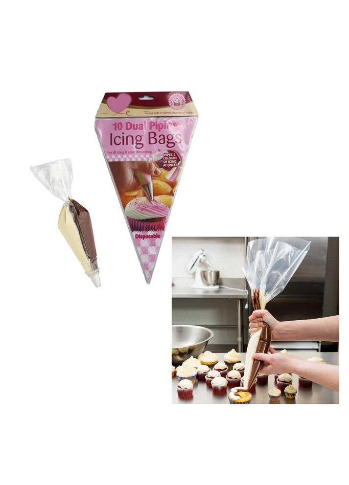Набір мішків кондитерських подвійних 10 шт. 30.5 см R89544 Stenson (322294554)