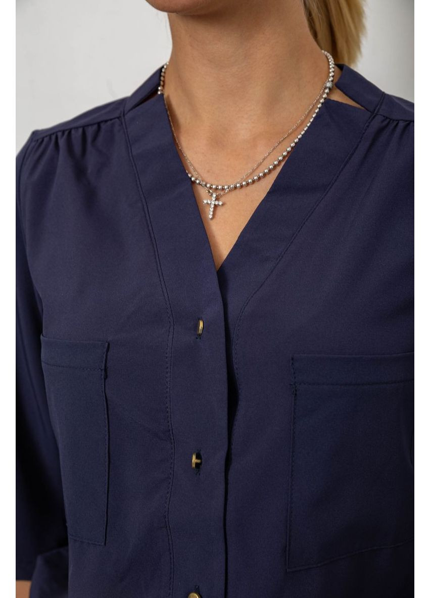 Синіти блуза однотонна,, 230r91-1 Ager