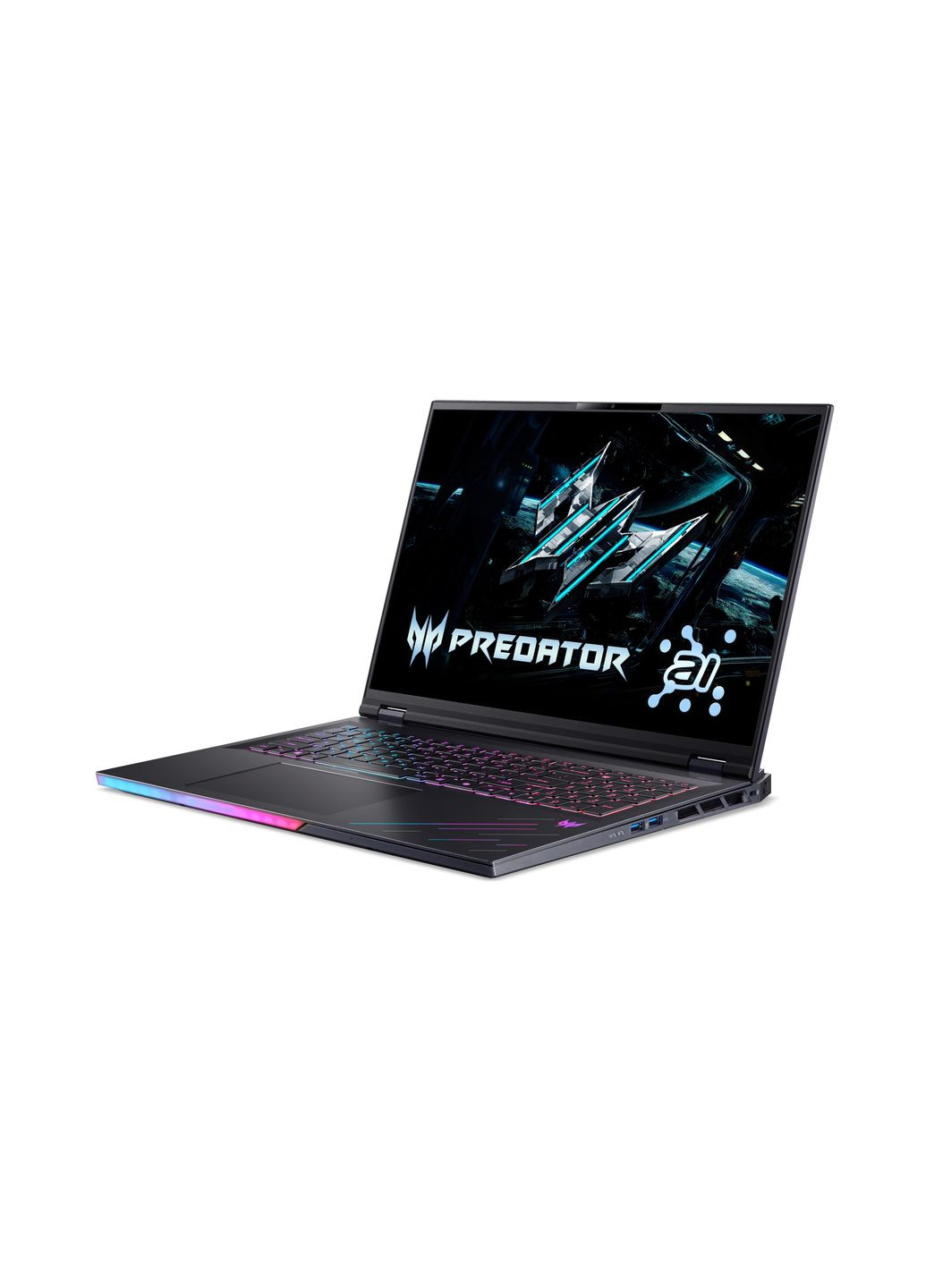 Ноутбук Predator Helios 18 PH18-73 18" WQUXGA IPS, Intel U9-275HX, 96GB, F4TB, NVD5090-24, Win11P, чорний Acer (360605738)