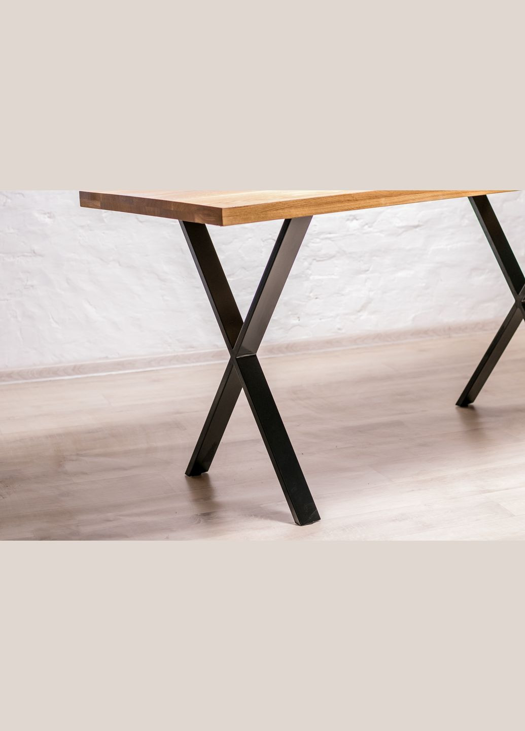 Стіл із прямокутними краями M (дуб) Лакований стіл для роботи з ноутбуком EcoWalnut (294342578)