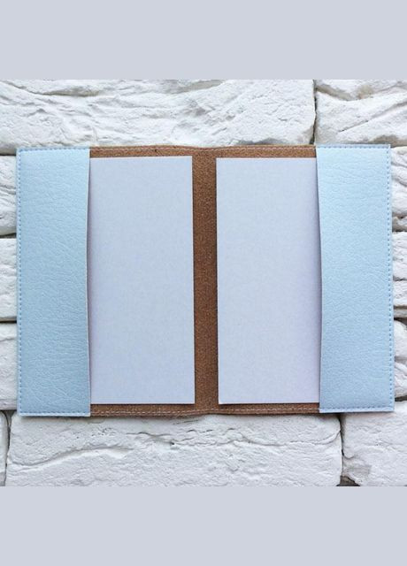 Обложка для паспорта Take me anywhere 2 (голубой) No Brand (301083523)