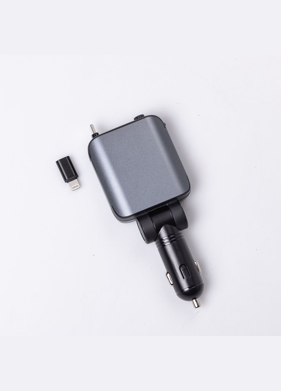 Автомобильное зарядное устройство LED-проекция, с быстрой зарядкой и выдвижным кабелем Type-C HP-E1 Shenzhen China Ware Industries (327368967)