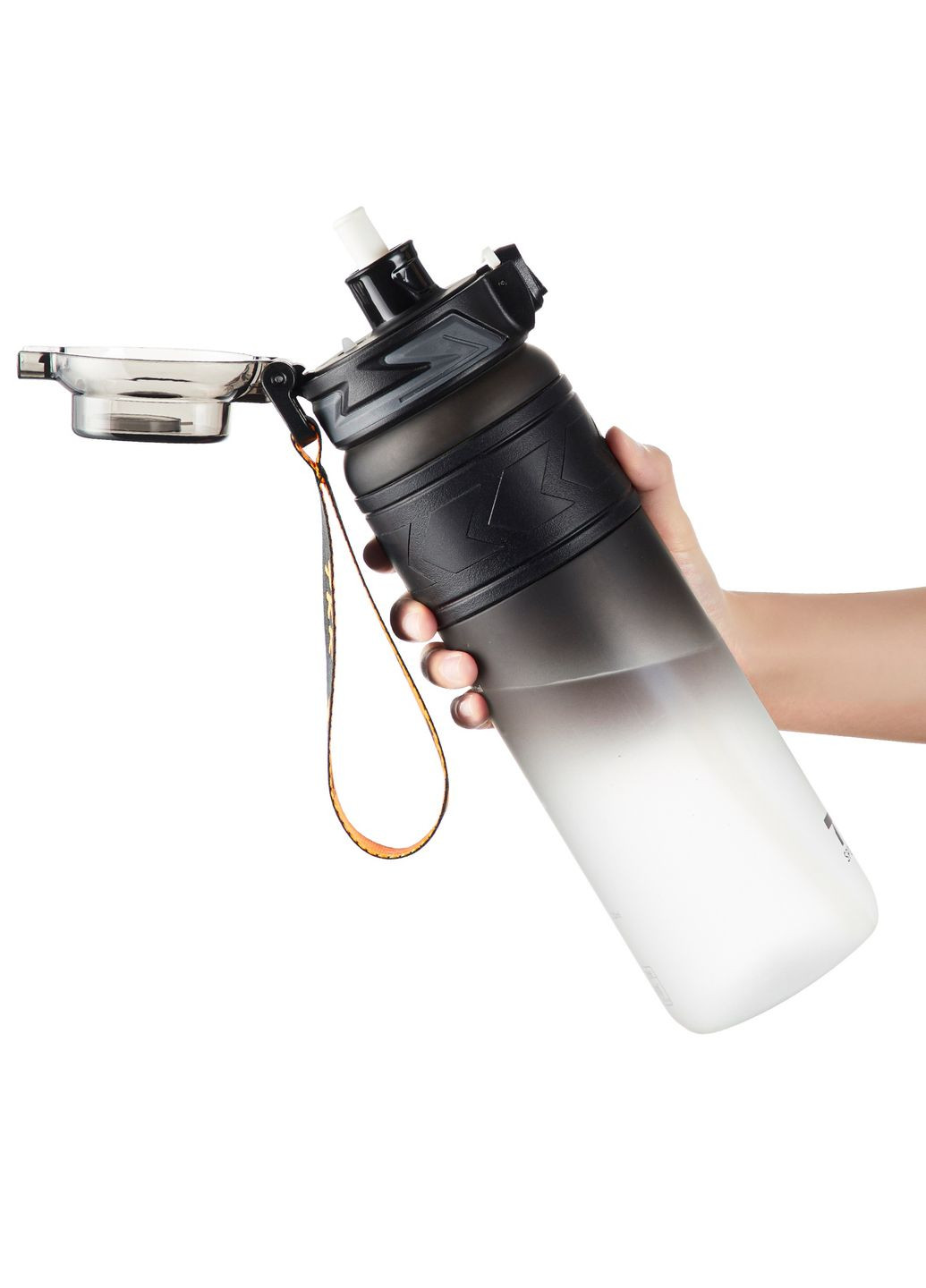 Бутылка для води 1020 Фиолетовый с прозрачным 850мл Tritan TKK 1020g (311951971)