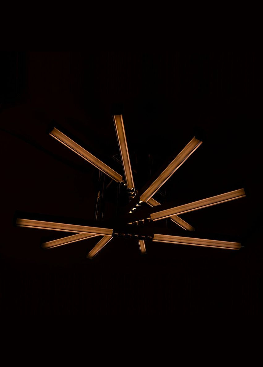 Люстра світлодіодна акрилова B YH839/5 WT+GD 65W Sirius (336934795)