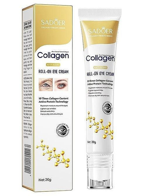 Зволожуючий крем під очі з колагеном Collagen Anti-Aging Roll-On Eye Cream 20g (1535729-42821288) SADOER (368626150)