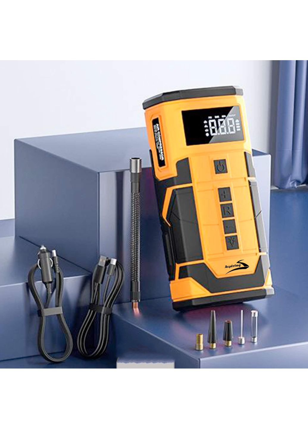 Jump 3 Power bank 3-in-1 with inflator, wireless and cord Aspiring (360563307)