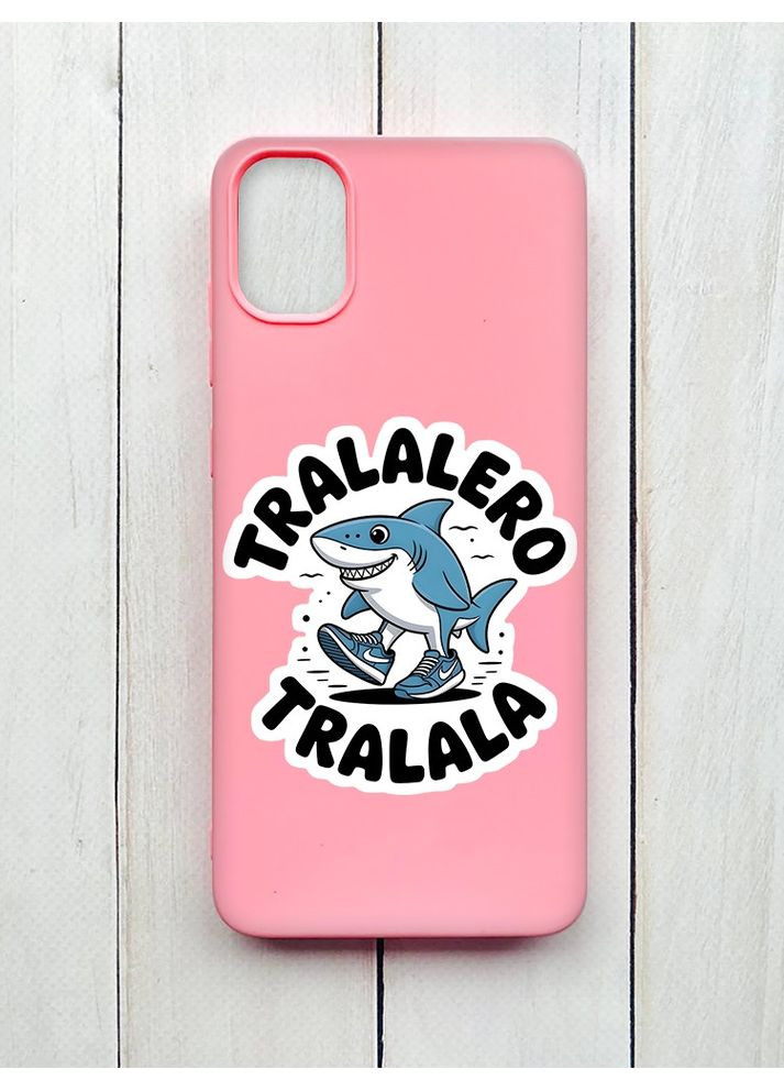 Матовый чехол на Samsung Galaxy A05 (A055) Акула Тралалеро Тралала (принт 416) Creative (361112077)