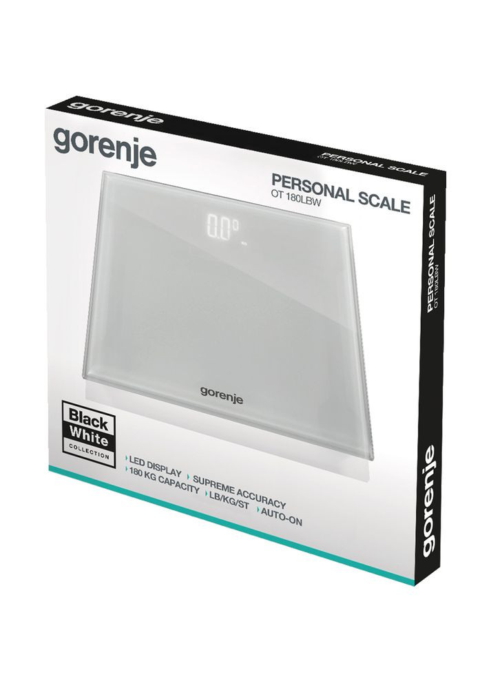 Весы напольные OT180LBW Gorenje (308113845)