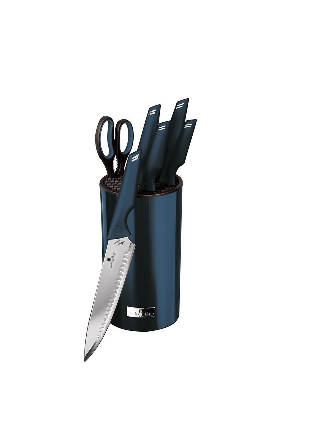Набір ножів із 7 предметів Metallic Line Aquamarine Edition Berlinger Haus синіти,