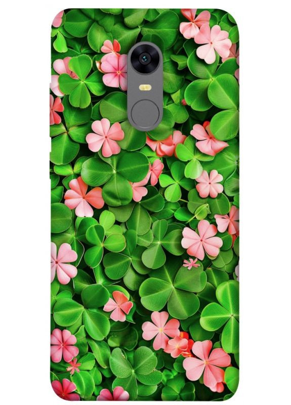 Чохол з принтом для Xiaomi Redmi 5 Plus, Redmi Note 5 (SC) для Сяомі, ксіомі редмі 5+, ноте 5 Листя удачі No Brand (338615073)