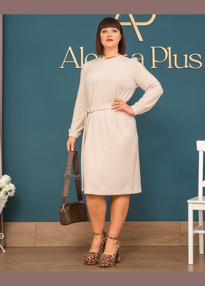 Кремова плаття 14535-1 Alenka Plus