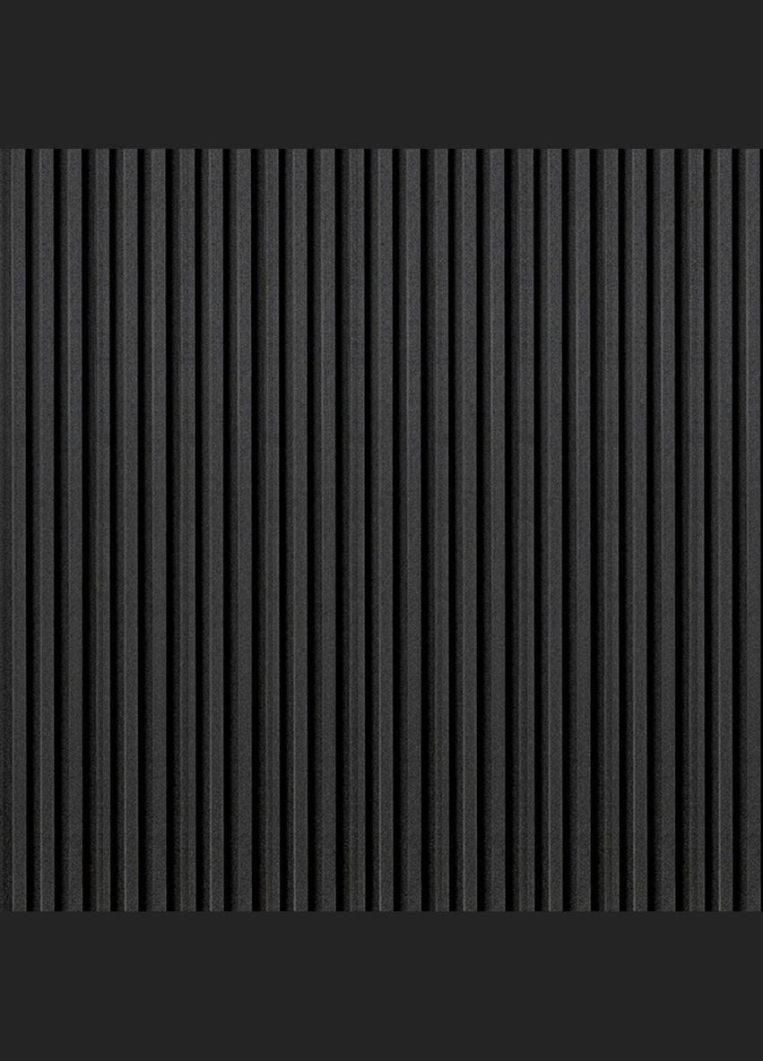 Декоративна стінова рейка антрацит 3000*160*23мм (D) SW-00001532 Sticker Wall (300242276)