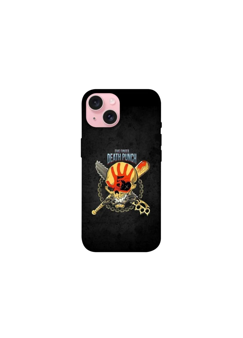 Чехол на Apple iPhone 15 (6.1") Five finger death punch ver.2 Frontalka (357298310)