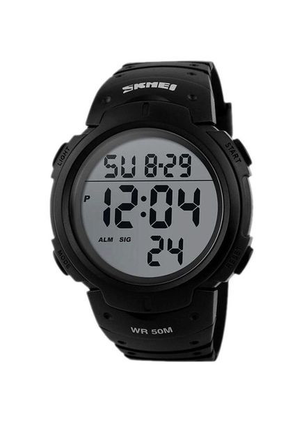 Часы наручные мужские SKMEI 1068BK, водонепроницаемые мужские часы, тактические часы. Цвет: черный No Brand (359475236)