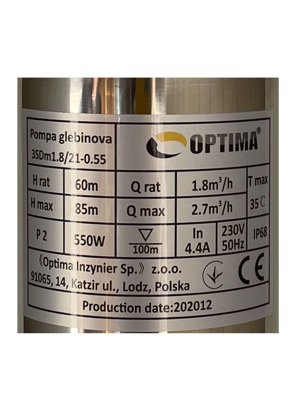 Свердловинний насос Optima (397070907)