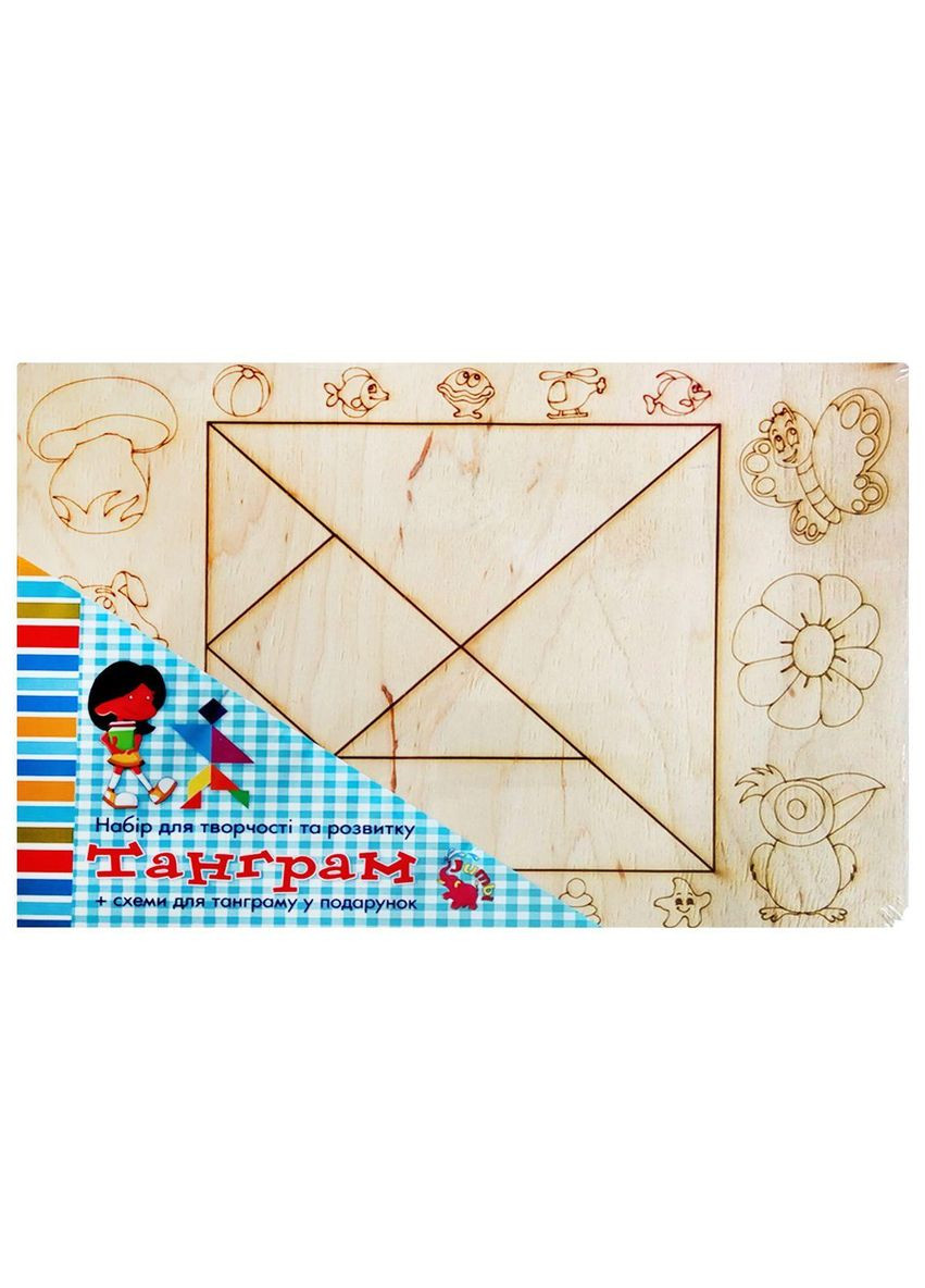Набор для творчества и развития "Танграм", большой (RI30011707) Jumbi (362420053)