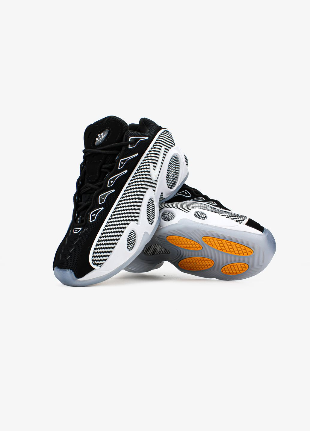 Чорно-білі всесезон кросівки чоловічі nike nocta glide drake black white | найк х нокта дрейк глайд чорно-білі No Brand