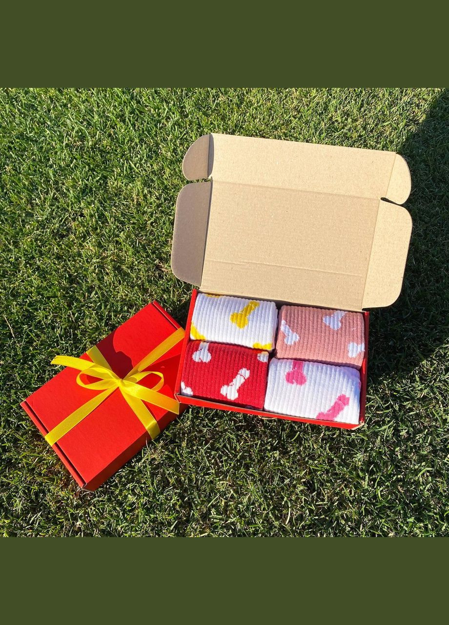 Комбинированные бокс мужских подарочных носков 40-45 на 4 пары Vakko (306424125)