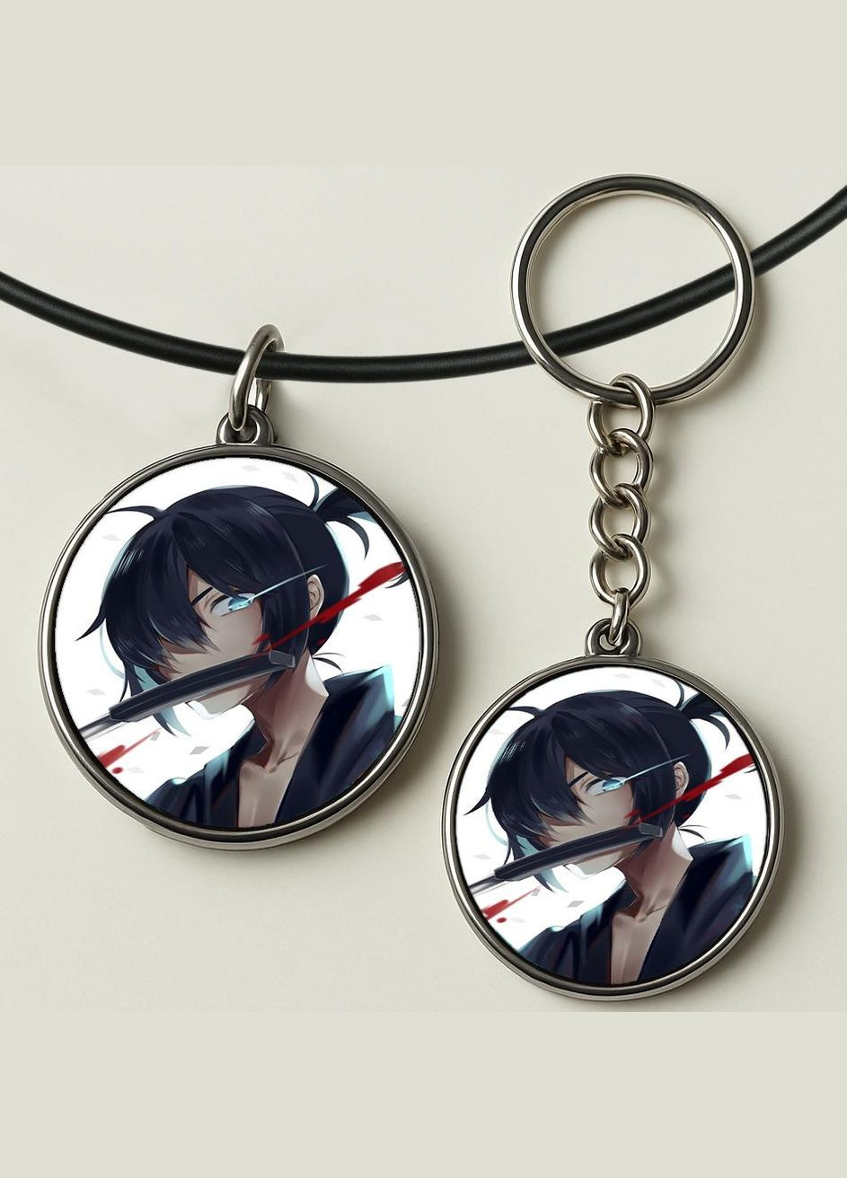 Набор подвеска (кулон) и брелок Аниме Бездомный бог #07 (подарочный набор) No Brand (332633833)
