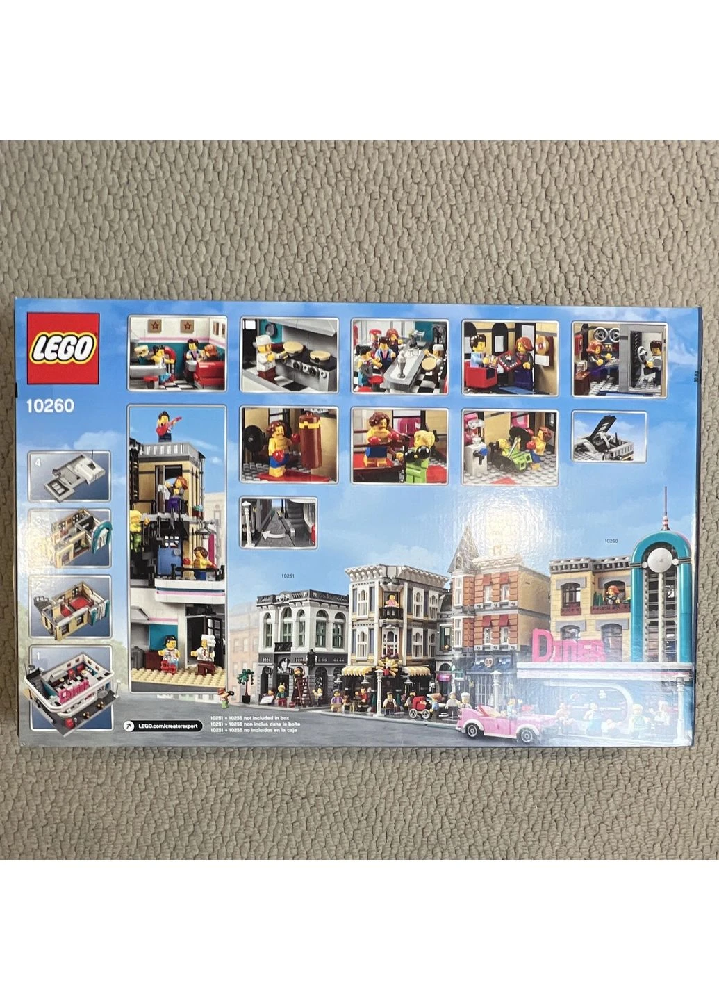 Конструктор Creator Expert 10260 Закусочная в центре 2480 деталей Lego (402382822)
