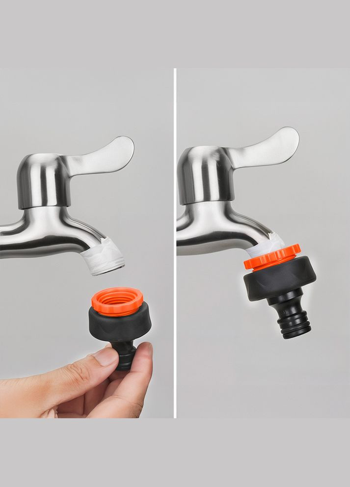 Адаптер 1/2" (3/4") для поливу MY-5513, перехідник для шланга Losso (327041679)