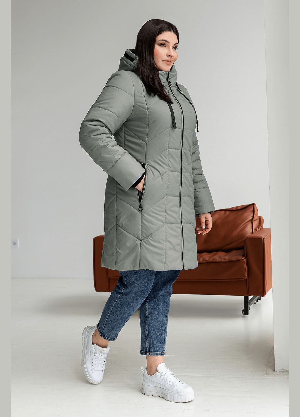 Зелена демісезонна куртка берта зелений MioRichi