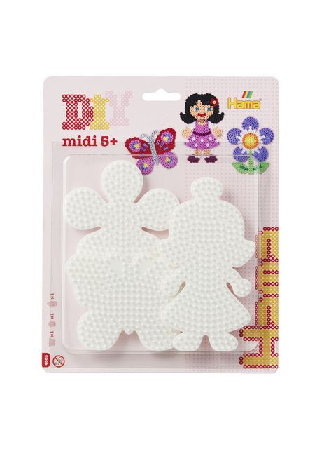 Набор полей Midi Бабочка цветок и кукла (HM-4583) Hama (370967961)