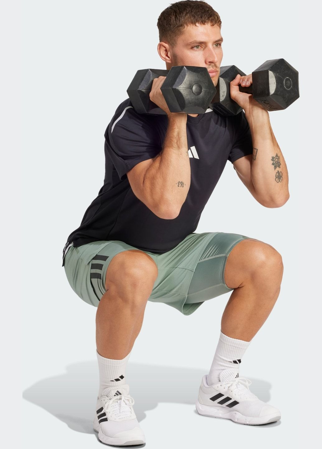 Чорна футболка designed for training pro-series adidas