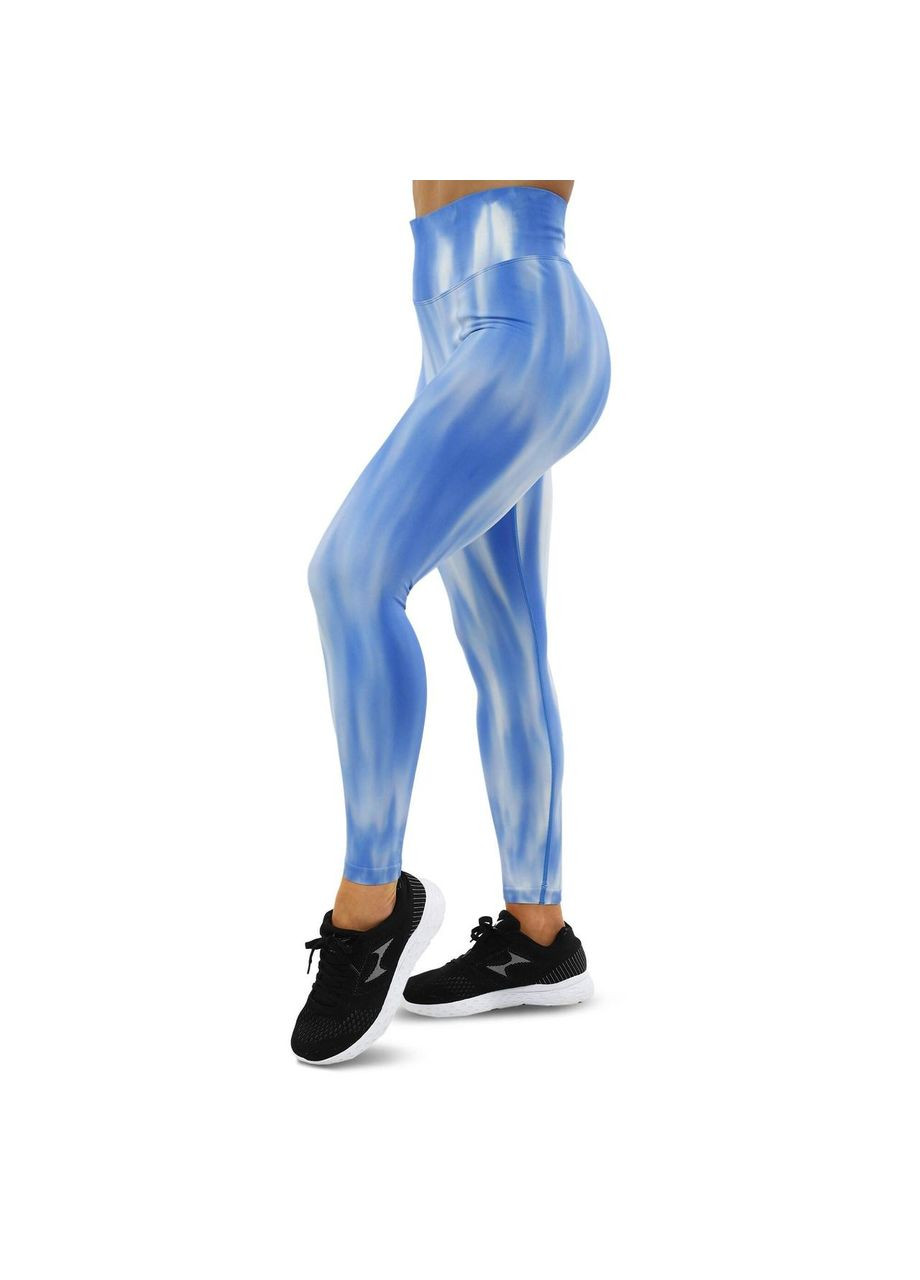 Лосіни жіночі безшовні високі з ефектом пуш-ап з розлученнями VG0288 розмір блакитний Domino (344559155)