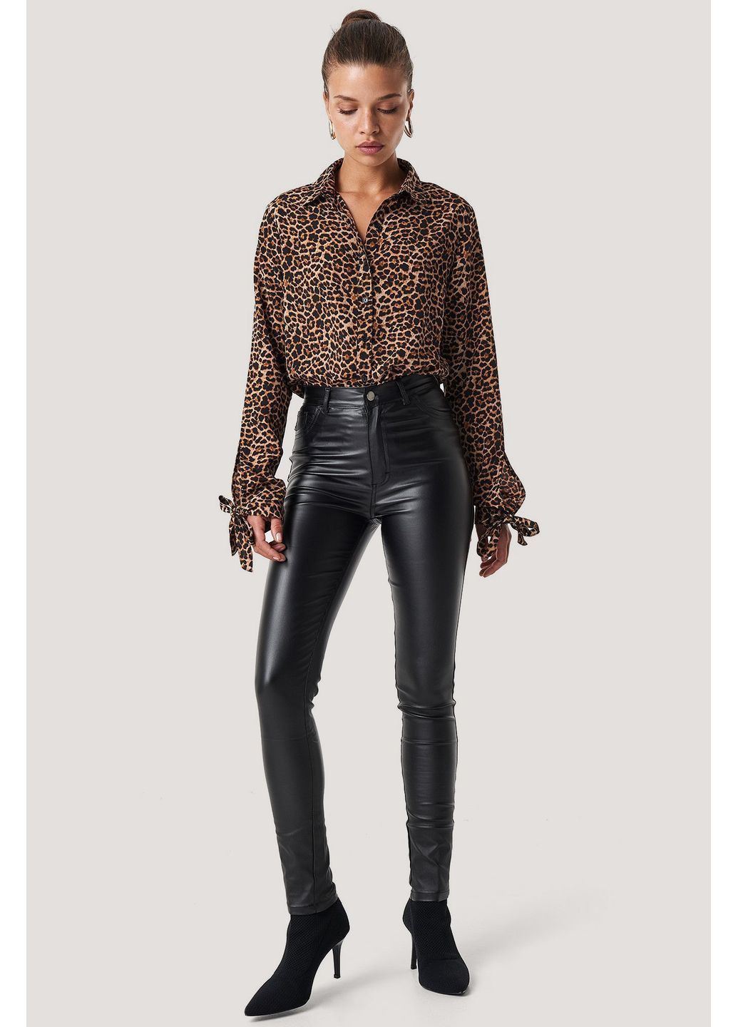 Штаны демисезон,черный, NA-KD (364358086)