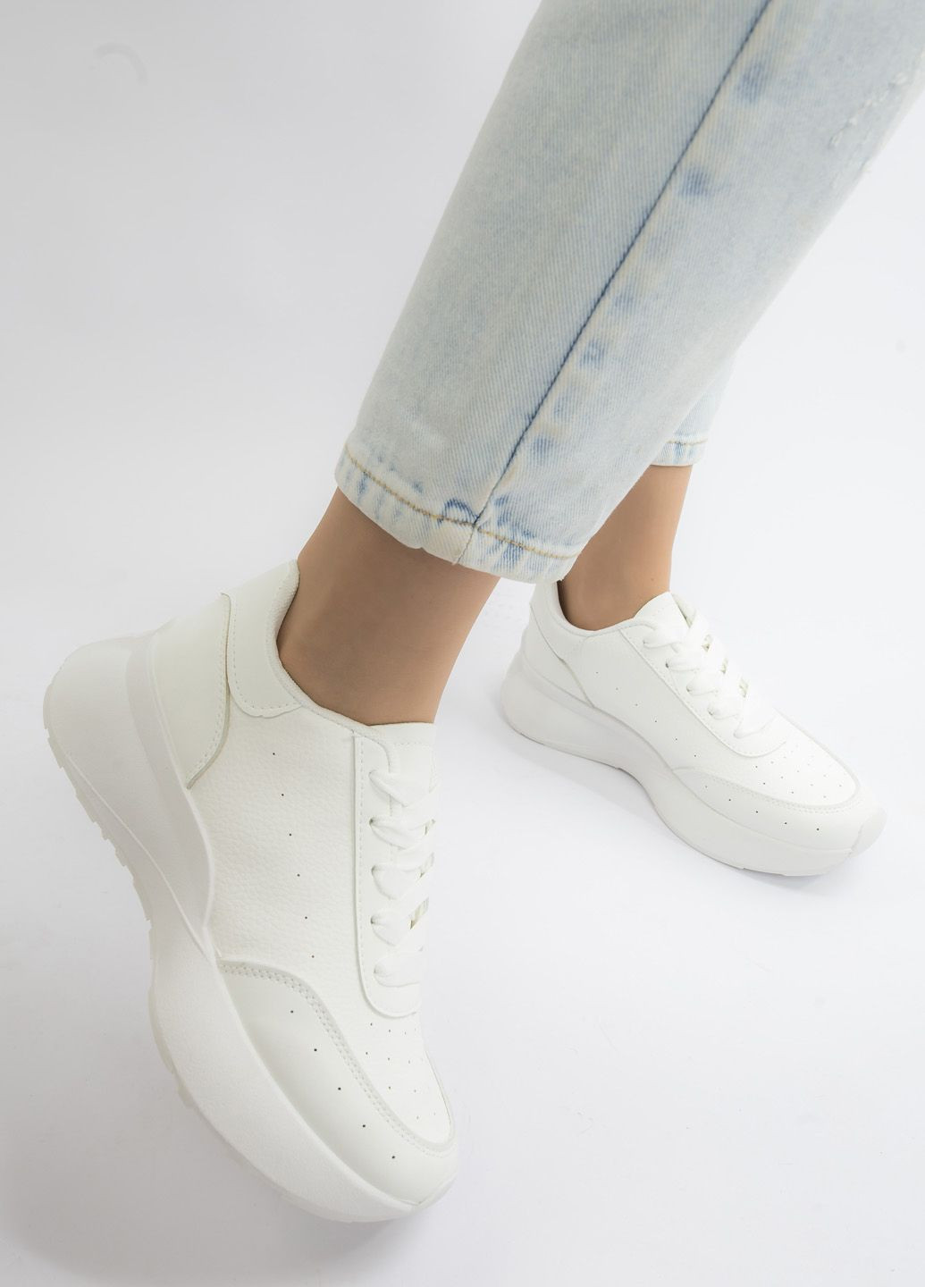 Кроссовки женские Fashion белые всесезоны (282923942)