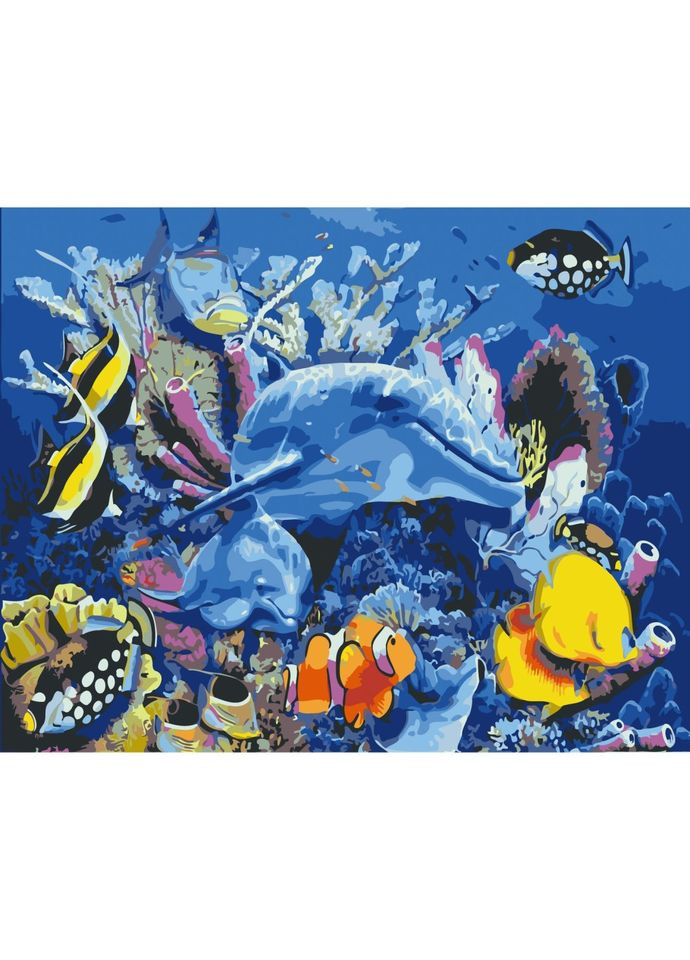 Картина по номерам "Жизнь на рифе" 10624-AC 40х50 см Art Craft (300175354)