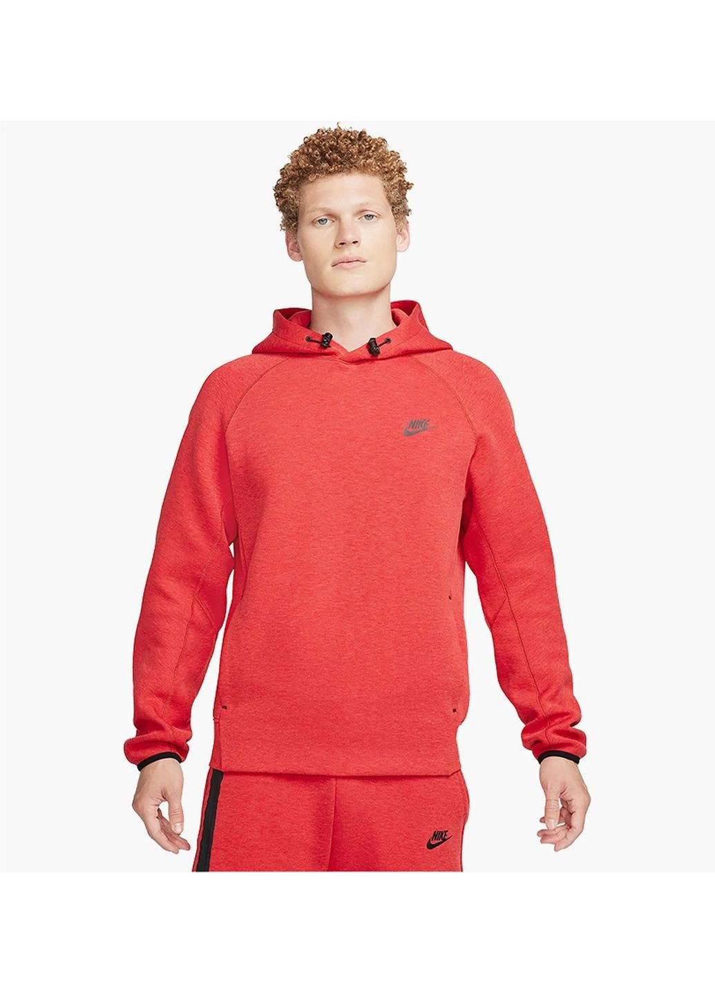 Худі чоловіче Hoodie Pullover Sportswear Tech Fleece Orange Nike (364662751)