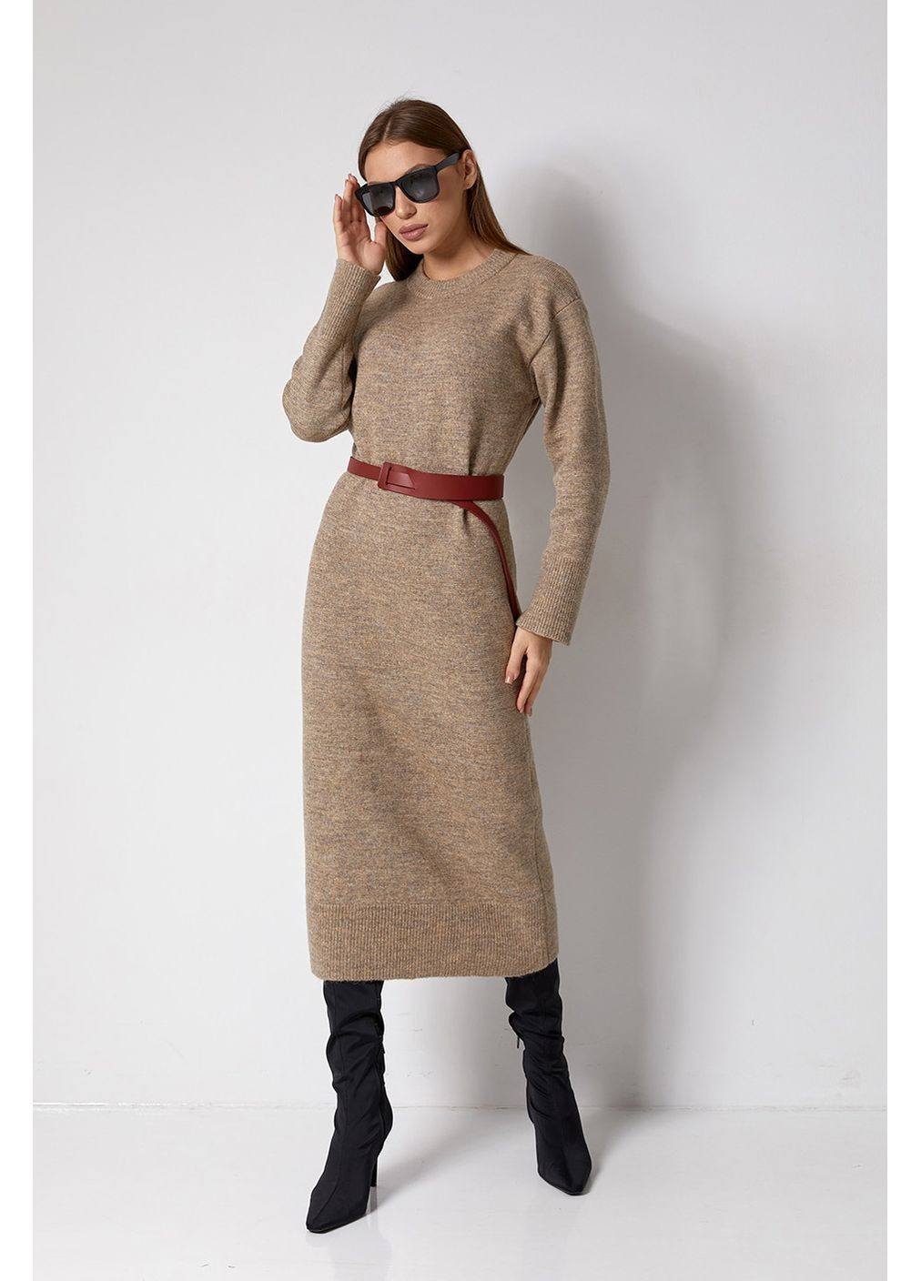 Комбинированное платье 2792 Triko Bakh