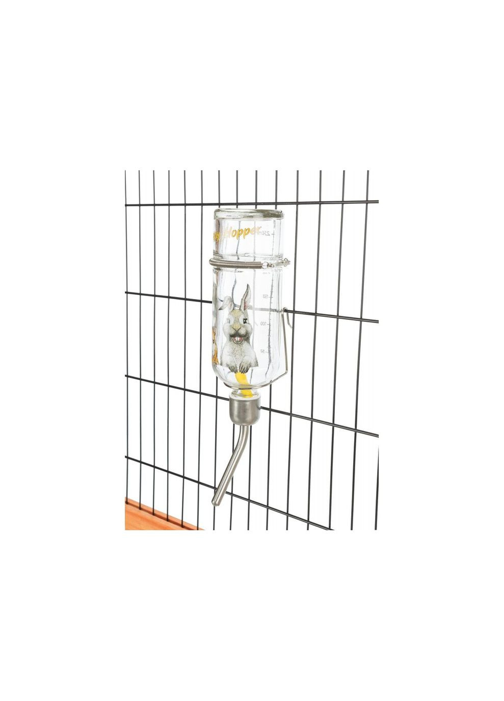 Поилка стеклянная с рисунком для грызунов 125 мл (2917400021406) Trixie (354701718)