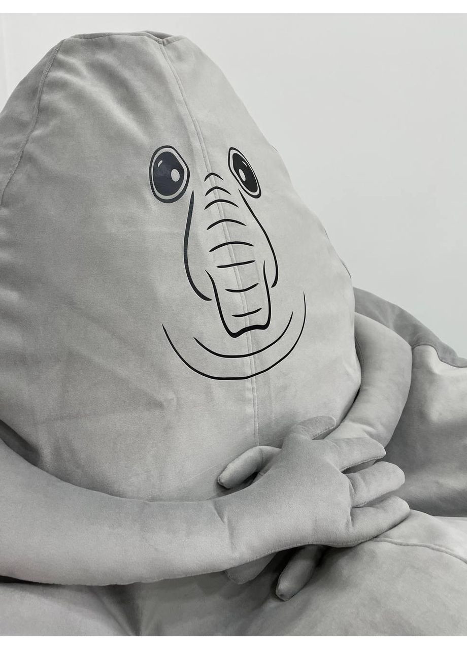 Кресло – мешок груша Ждун, MEGA XXXL – 160х120 Florida Silver SkyPuff (361258544)