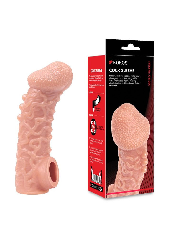 Насадка на член Cock Sleeve CS 007 M Kokos (369950492)