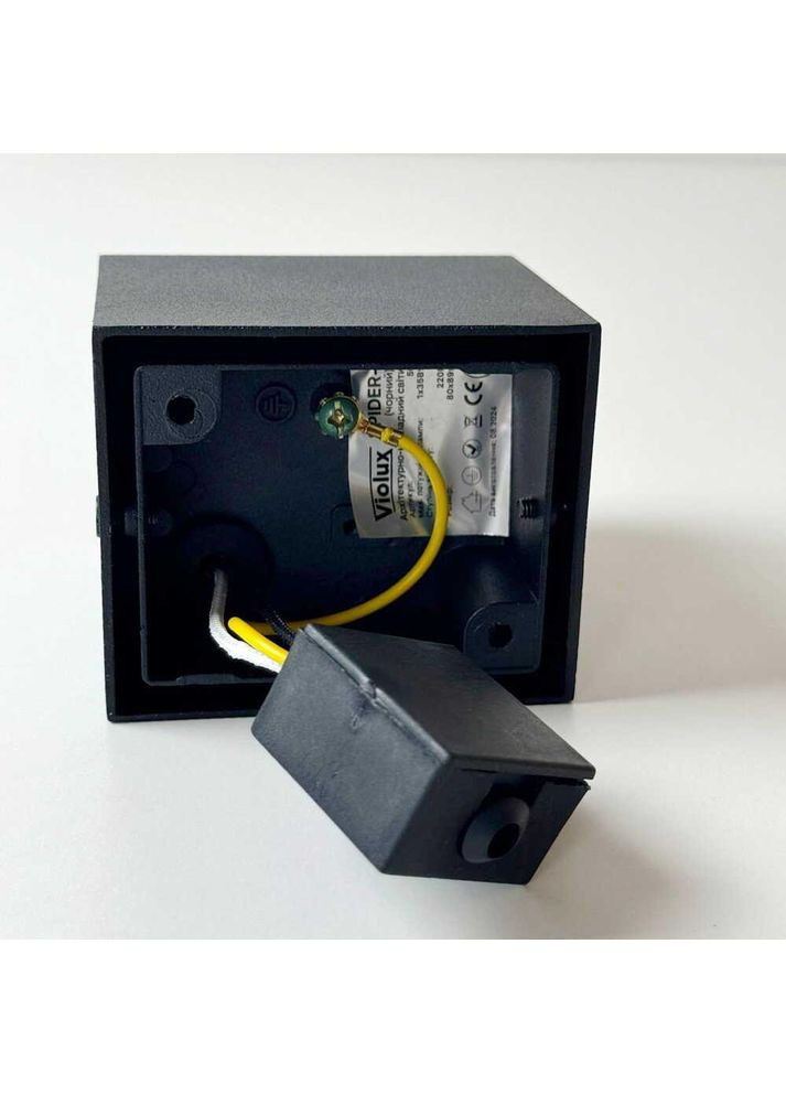 Світильник фасадний SPIDER-1D 35Вт GU10 ІР44 чорний Violux (365652234)