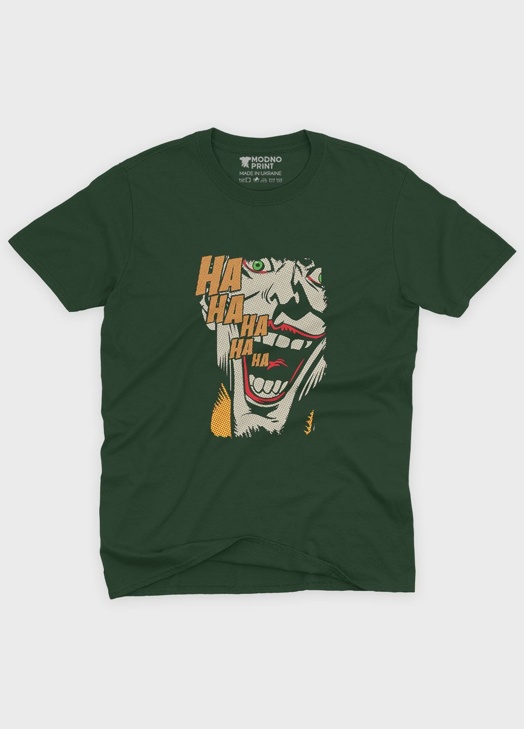 Жіноча футболка з принтом суперзлодія - Джокер (TS001-1-BOG-006-005-007-F) Modno - (311302885)